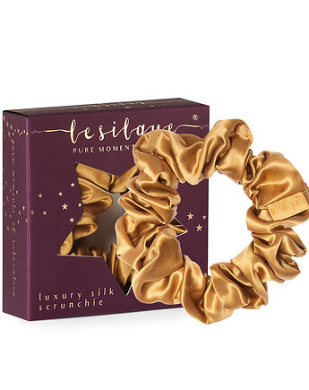 LE SILQUE Gumka do włosów z jedwabiu - GOLD, Le Silque