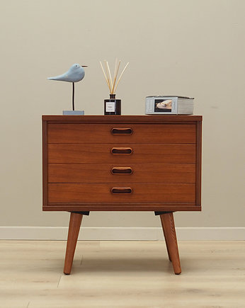 Komoda tekowa, duński design, lata 70, produkcja: Dania, Przetwory design