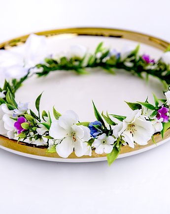 Wianek komunijny z opaską na świecę, mam wene