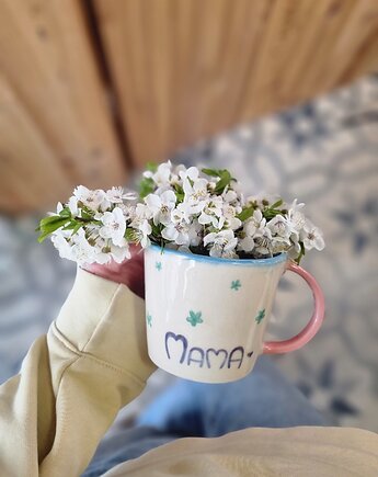 Kubek ceramiczny MAMA, krusz art