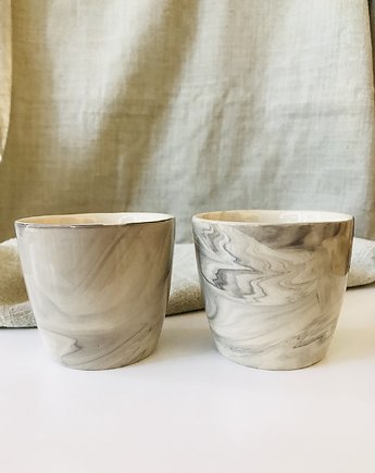 Melanżowe czarki w duecie - zestaw dwóch sztuk, JoGi pracownia ceramiki 