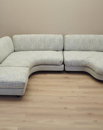 Narożnik modułowy, włoski design, lata 70, produkcja: Włochy, Przetwory design