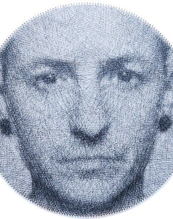 Chester Linkin Park  - Fotorealistyczny  unikalny Obraz z Nici String Art 60cm, Błażej co ty pleciesz