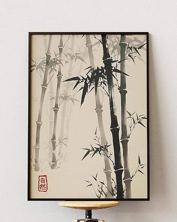 Plakat Japoński - Bambus, DAPIDOKA