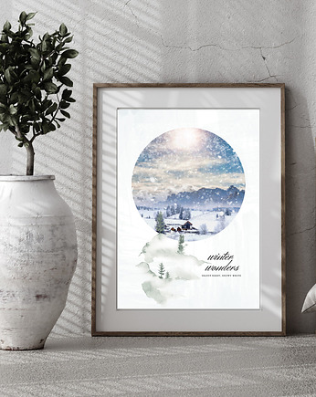 Plakat Winter landscape, Well Done Shop