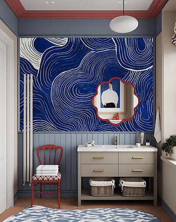 Tapeta -  Waves, Dekoracje PATKA Patrycja Kita