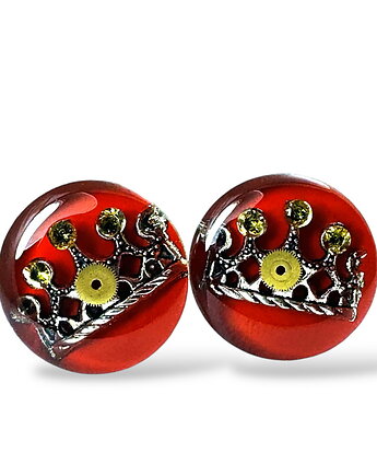 Spinki do mankietów - KRÓL ŻYCIA (RED)