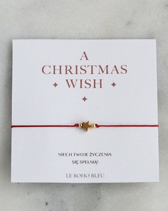 A Christmas Wish - Bransoletka z gwiazdką, spełniająca życzenia ;), Le Boho Bleu