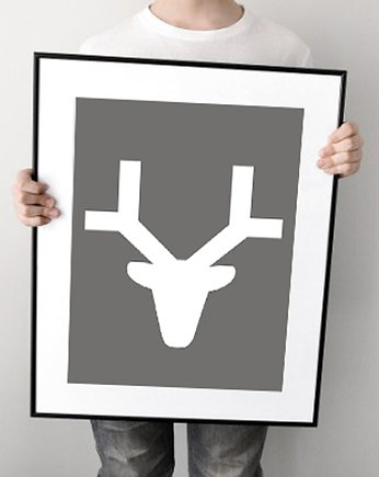 POSTER - Jeleń- 30x40cm, KOKO by HOKO