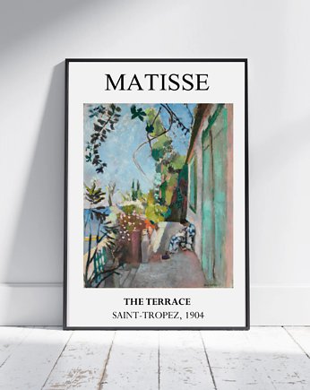 PLAKAT  St Tropez, Matisse obraz, wystawowy, black dot studio