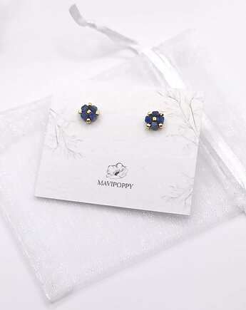 Kolczyki sztyfty sodalit, Mavipoppy