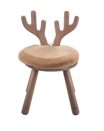 Krzesełko Renifer krzesło drewniane dziecięce, OKAZJE - Prezenty na 18