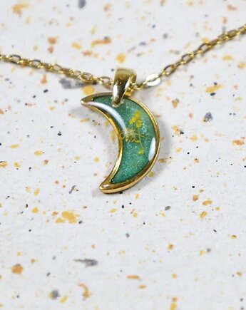 Naszyjnik luna z Kwiatami Dzikiej Marchwi  "Veronese", Lovely Jewellery