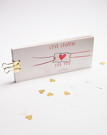 Kupony miłosne Love coupons, OKAZJE - Prezent na Walentynki
