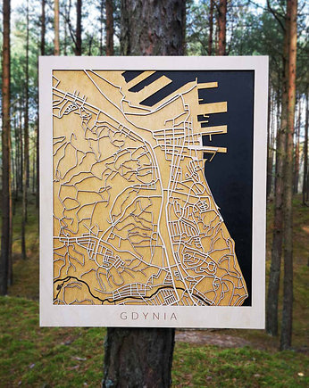 Plakat Gdynia (Dark), AvocadoPT