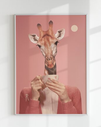 Plakat "Długo przełykam" (kolaż), Agnieszka Osiecka RYSUJĘ BO SIĘ NUDZĘ