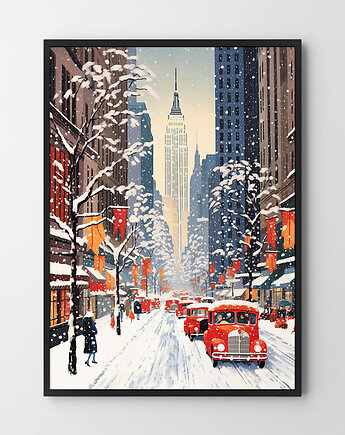 Plakat Zima w Nowym Jorku, HOG STUDIO