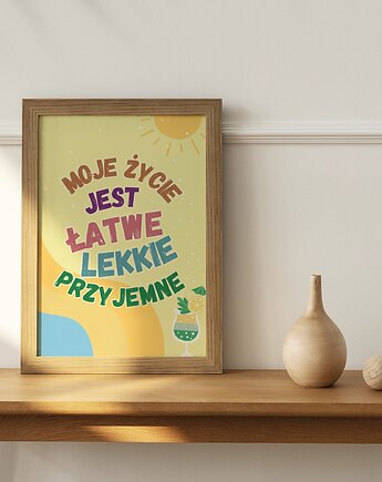 Plakat Życie jest łatwe, SPOCZO PLAKAT
