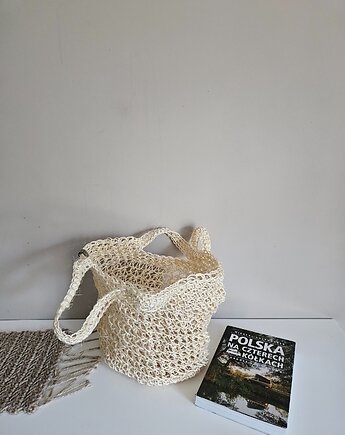 Torba plażowa z naturalnego sznurka sizalowego, Las i Łąka