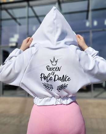 Bluza Reglan Zamek 'QUEEN OF POLE DANCE, Winogrodzka Torebki z Pomysłem