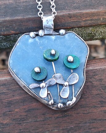 Angelit - wisiorek, po drugiej stronie lustra