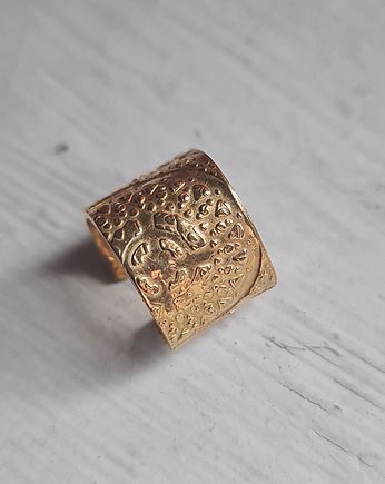 Nausznica BAROQUE złocona na środek ucha, COCONUT