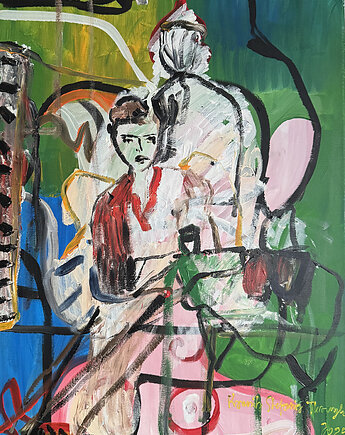Obraz akrylowy sztuka oryginał 50 x 70 Kamila Stefania Tkaczyk, Kamila Stefania Tkaczyk
