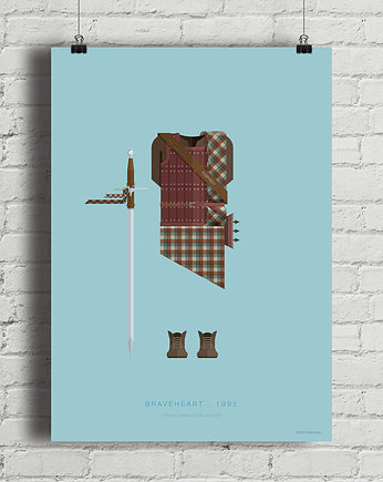 Plakat Braveheart - Waleczne Serce, minimalmill