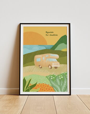 Plakat Kamper Bywam tu i ówdzie, Ostrotwory