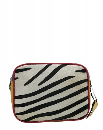 Skórzana torebka listonoszka damska skóra naturalna dwustronna eko OLIVKA, Olivka Warsaw