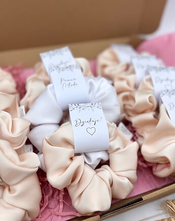 Wieczór Panieński Scrunchies z personalizacją, wu handmade