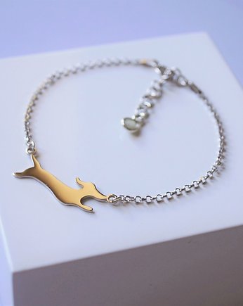 Srebrna bransoletka Jamniczek, Lenn Jewellery