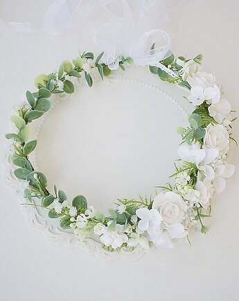 Wianek komunijny dla dziewczynki zieleń,, Petite Dame