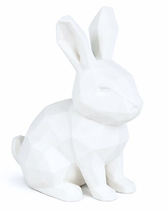 Zając Zajączek Figurka Dekoracja Stojąca na Wielkanoc do Koszyka Stroiku, smxdsgn