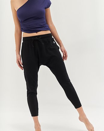 Spodnie do jogi COSMIC Cropped Track Pants - black sky s/m, Moonholi