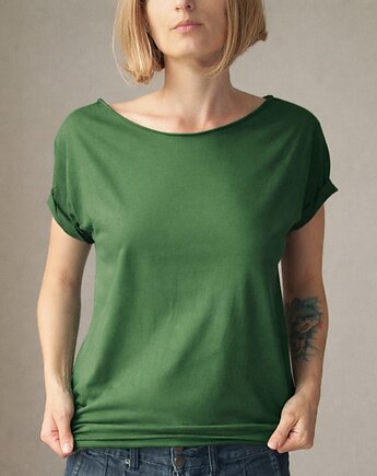 Butelkowy Zgaszony Oversize Bez Nadruku, ONE MUG A DAY