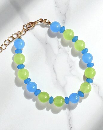 Bransoletka : summer collection : lime in the sky, kaktusia