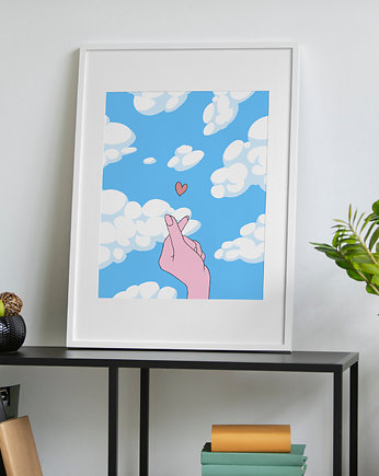 Plakat Love, Ethereal Sheep