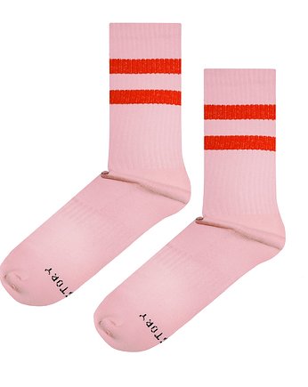 Skarpetki Froty Sportowe Pink Stripes, Soxstory