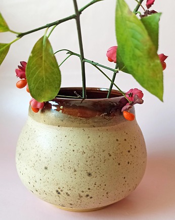 Ceramiczny wazonik kula, vetro