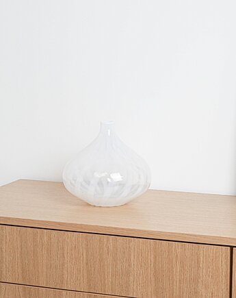 Wazon szklany, włoski design, lata 60, produkcja: Włochy, Przetwory design