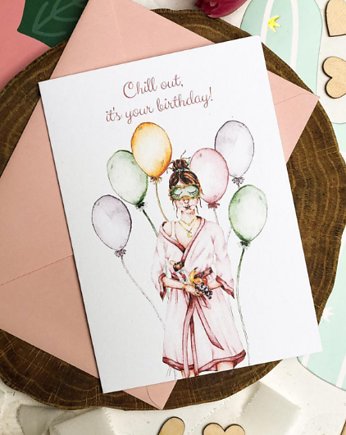 Kartka urodzinowa "Birthday Chill", Design Your Wedding