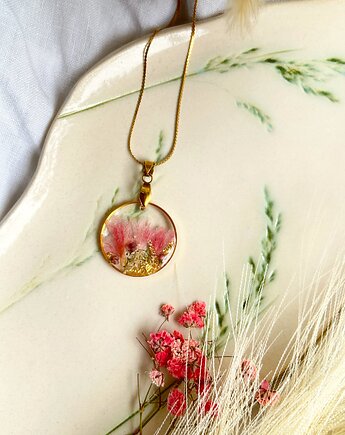 Naszyjnik z różowymi kwiatami, Blask Natury