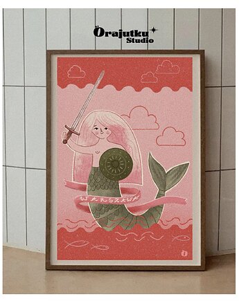 Plakat SYRENKA WARSZAWSKA, Orajutku Studio