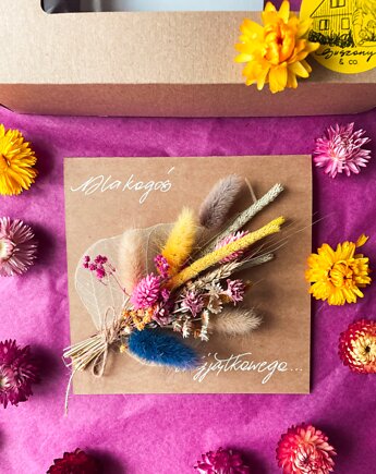 Kartka okolicznościowa urodzinowa ślubna, Suszony & Co.