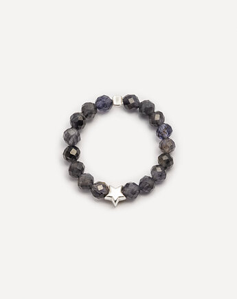 Pierścionek pozłacany z iolitem Midnight Sky, ANIMALKINGDOM