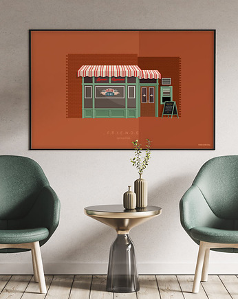 Plakat Friends - Central Perk, minimalmill