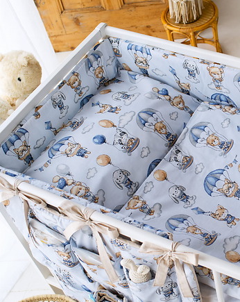 Pościel Niemowlęca 120x90 cm Delikatna Ukryte Zamki Bawełna AVIA od BabyU, Sleepdo