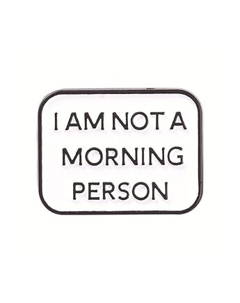 Przypinka MORNING PERSON, SAKWA