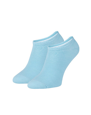 Jasnoniebieskie stopki, niebieskie skarpetki stopki BASIC - PURE SKY, ZOOKSY